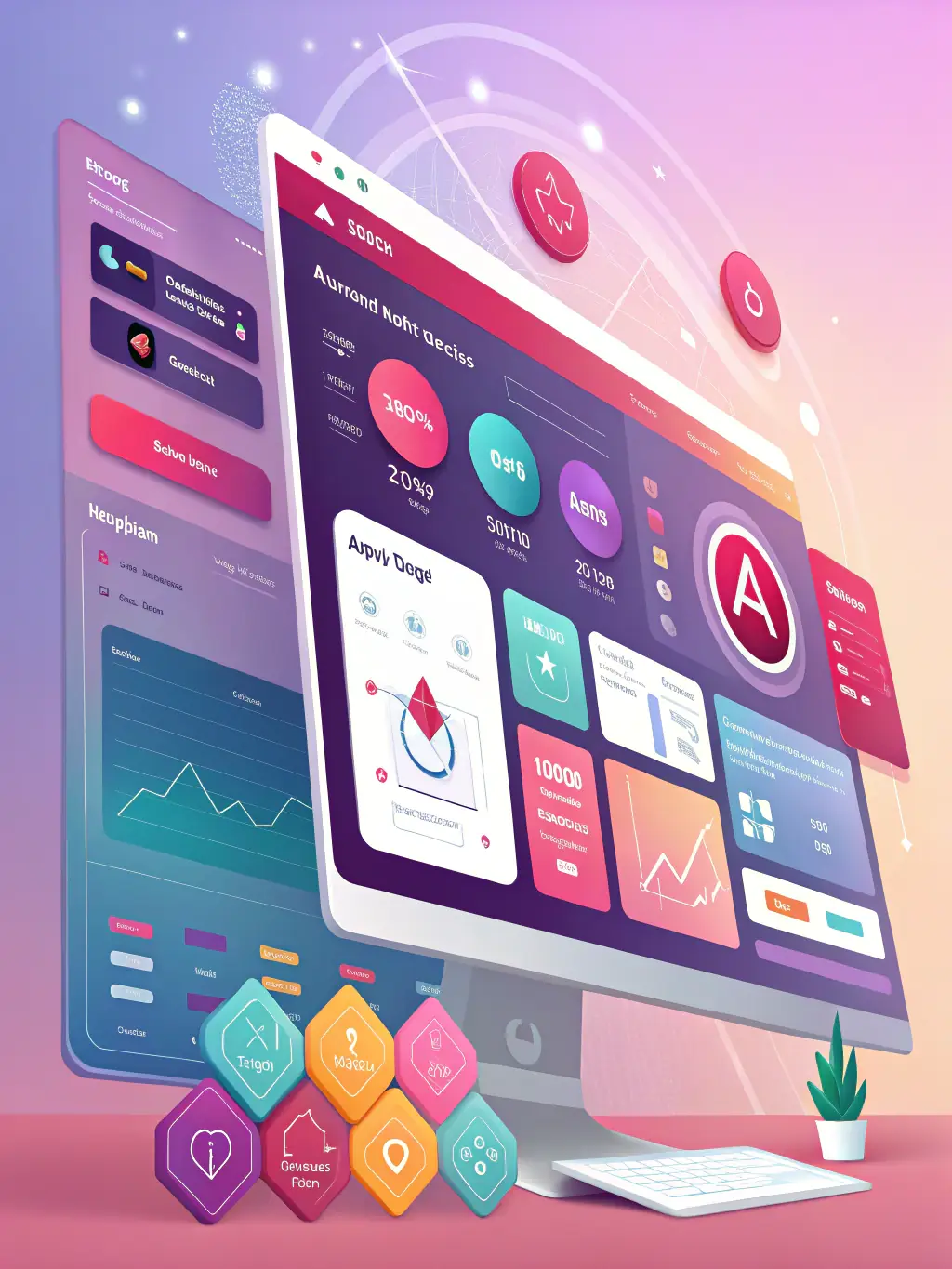 An animation sequence created with Framer Motion, demonstrating smooth transitions and interactive UI elements, showcasing its capabilities for creating engaging user experiences.