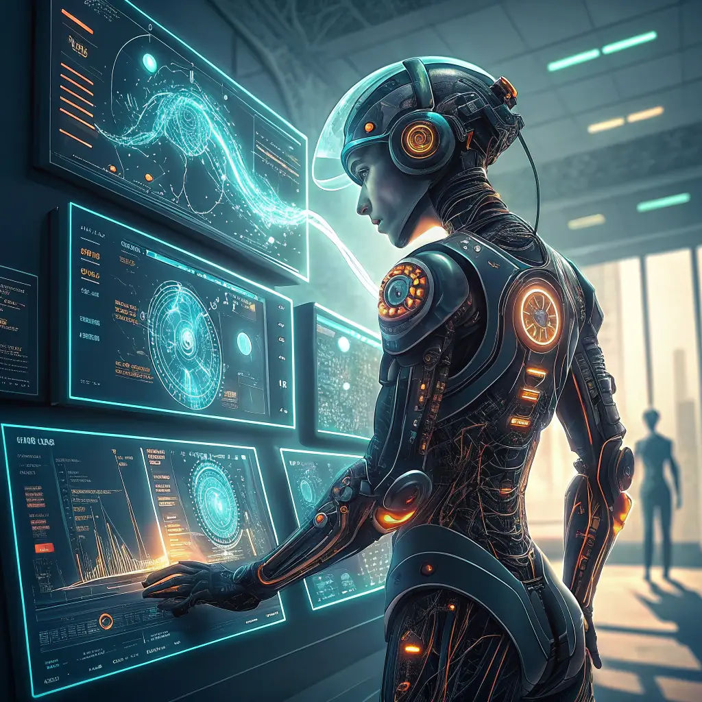 A conceptual image of Zhenlian.com's AI-powered wine valuation system.