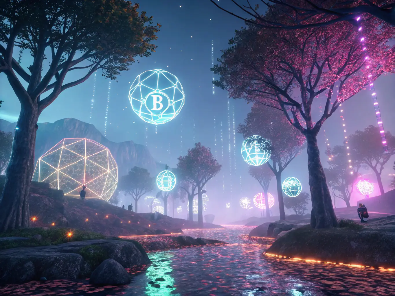 An abstract representation of decentralized finance (DeFi) infrastructure, incorporating wine-related imagery, to illustrate 珍链金服's role in providing financial solutions.