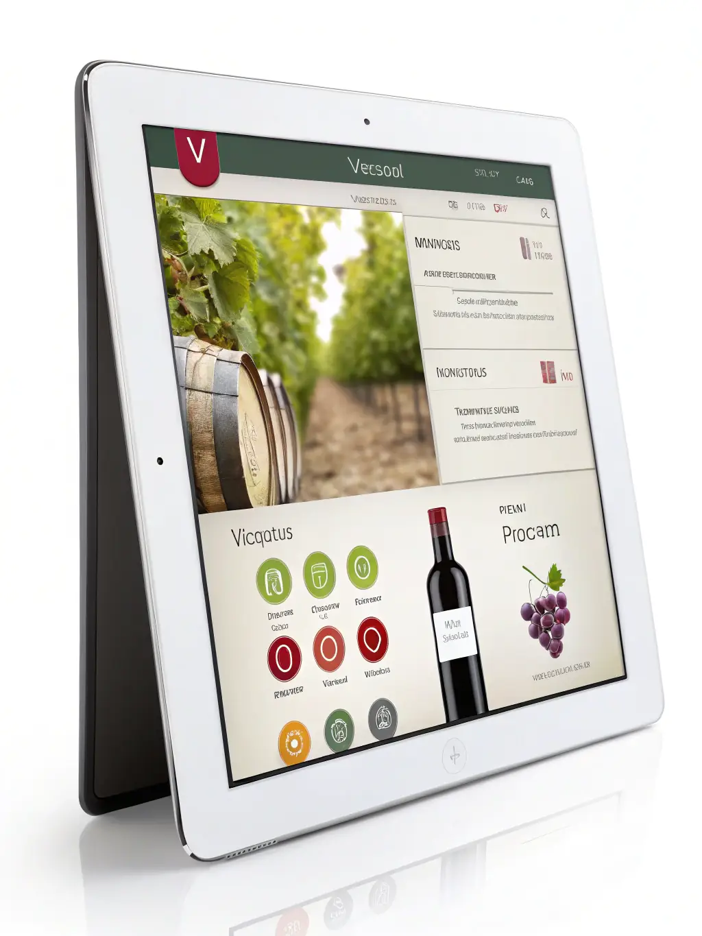 A digital illustration of a vault filled with wine bottles, representing secure storage and asset management.