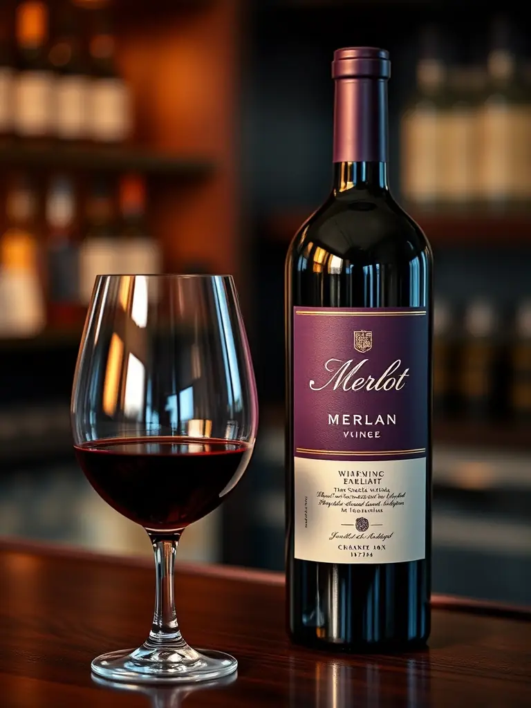 A high-quality photo of a luxury wine bottle with a blockchain graphic overlay, symbolizing the digitization of wine assets. The background is a modern, well-lit office space.