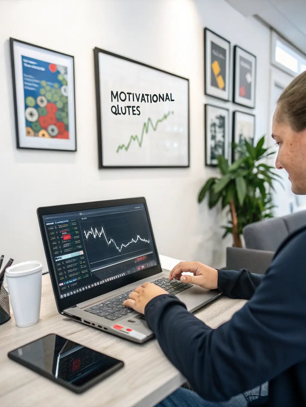 A professional and trustworthy image representing Zhenlian Financial Services, possibly depicting secure financial transactions or data analysis related to wine investments.